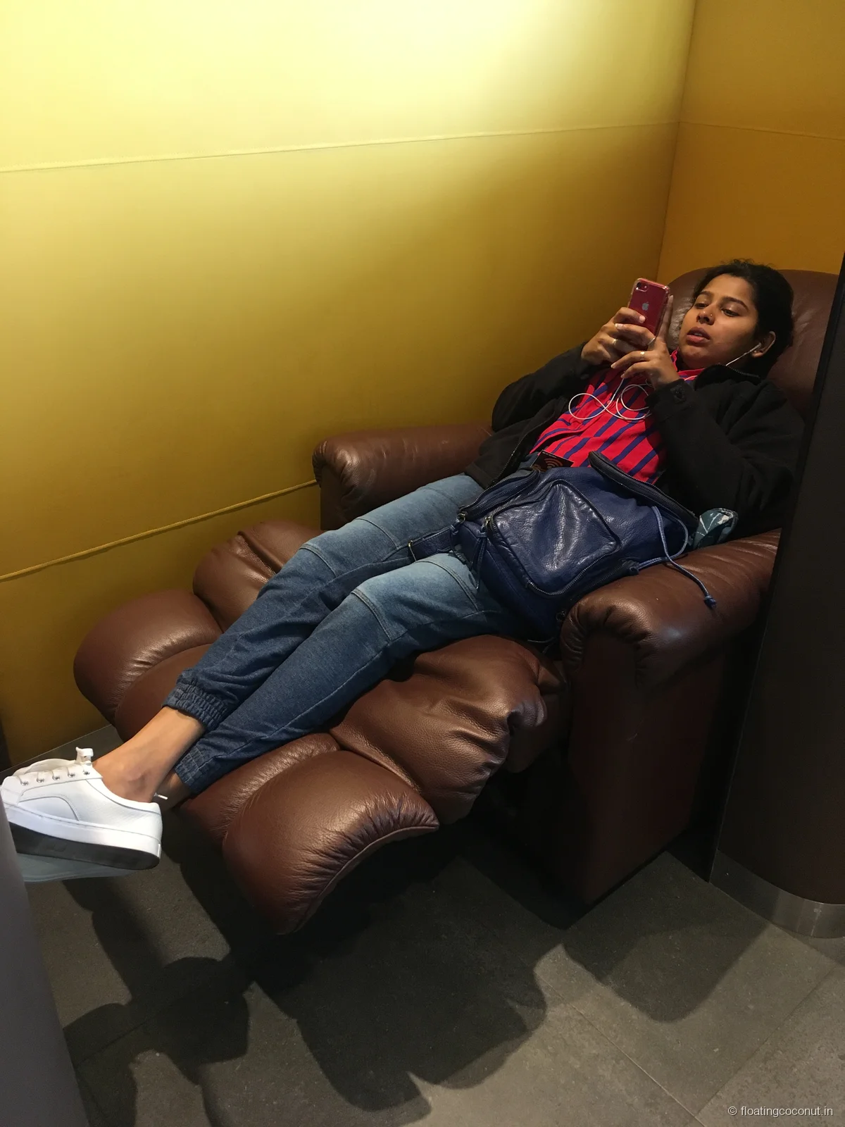 Somewhere in a lounge